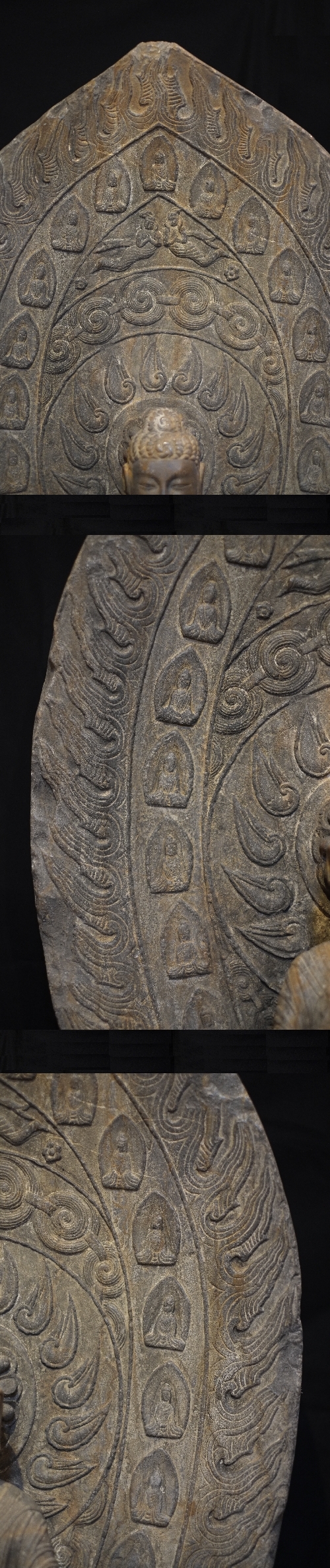 石造 交脚菩薩座像 北魏時代5世紀～6世紀 優美最上文物 :: ichian
